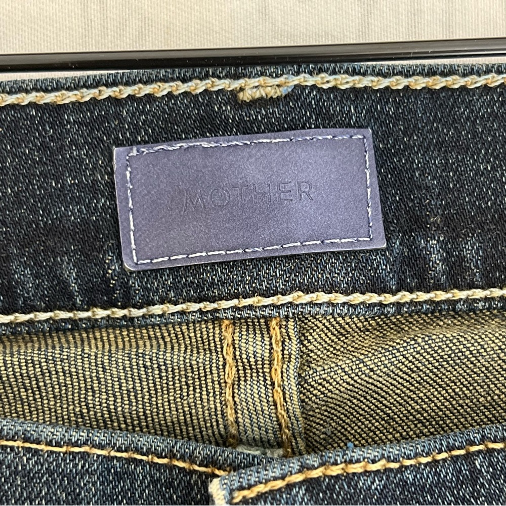 Mother The Pixie Dropout Button Fly Distressed An… - image 8